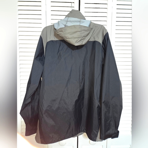 Columbia Men's L Black and Gray Windbreaker Jacket - Picture 7 of 11